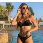 SCRUNCH BIKINI RETRO BLACK SET TOP / BOTTOM