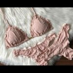 Scrunch Bikini Rose Set Top / Bottom