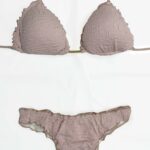 Scrunch Bikini Rose set Top / Bottom