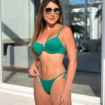 TIE SCRUNCH BRAZILIAN BIKINI BOTTOM GREEN (ONE PIECE)