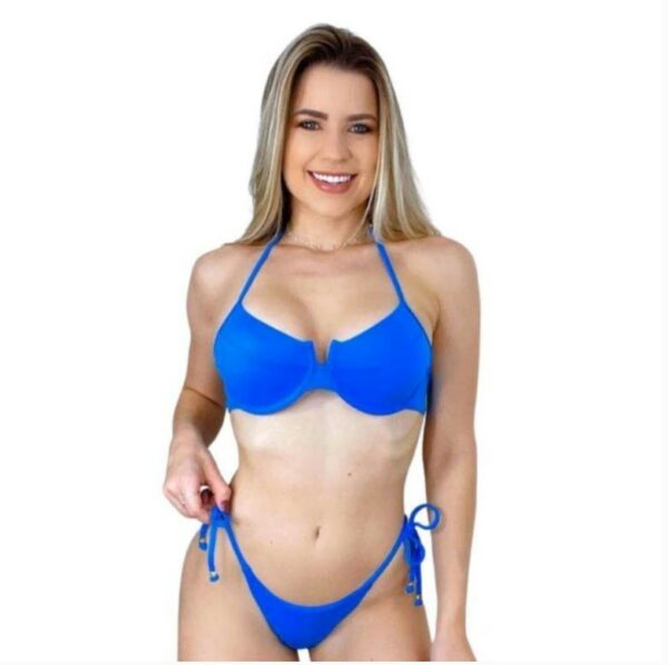 SCRUNCH BIKINI RETRO BIC SET TOP / BOTTOM