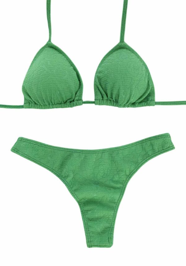 BIKINI GREEN SET TOP / BOTTOM HIGH