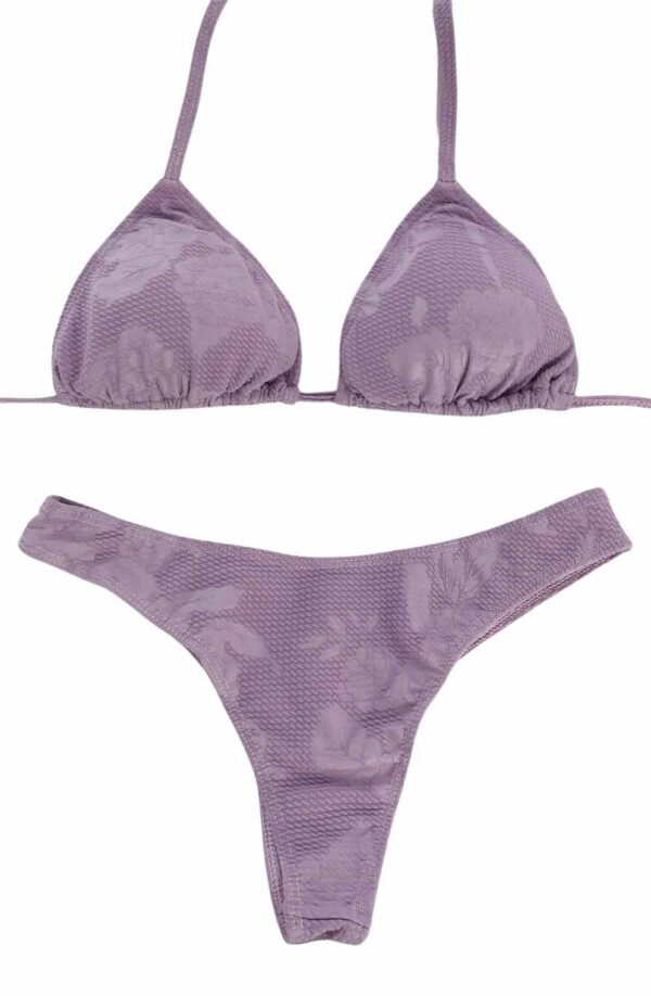 BIKINI LILAC SET TOP / BOTTOM HIGH