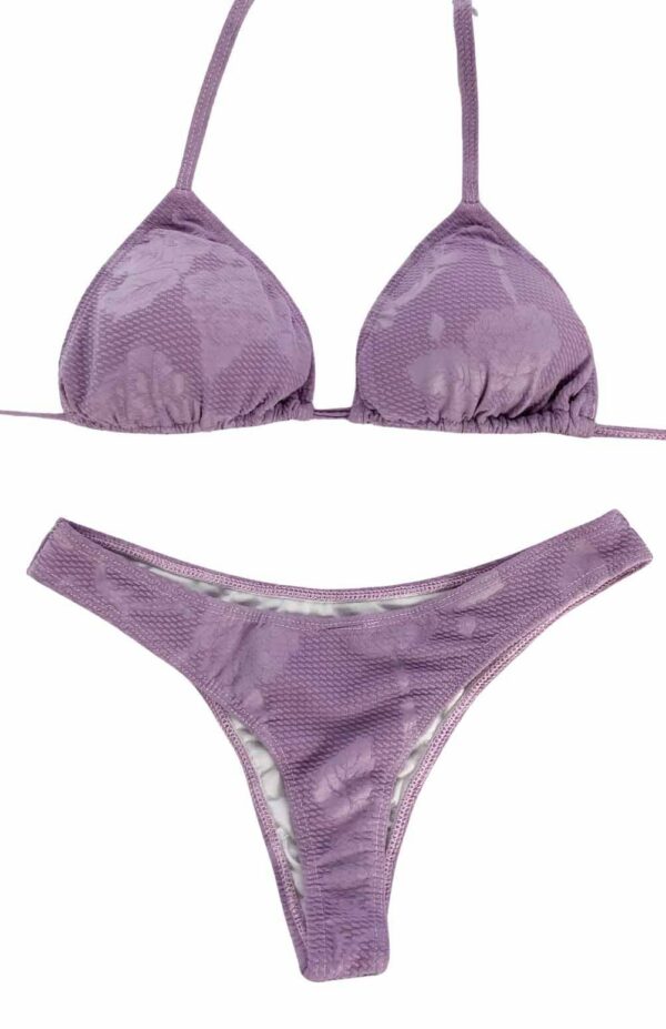 BIKINI LILAC SET TOP / BOTTOM HIGH