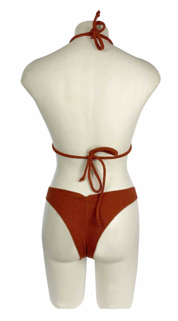 SCRUNCH BIKINI DARK ORANGE TOP / BOTTOM