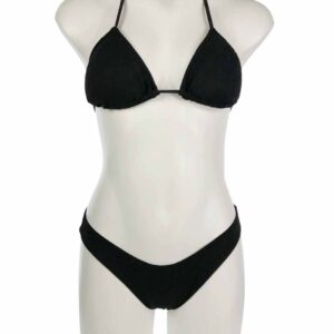 BIKINI TRIANGLE BLACK SET TOP / BOTTOM HIGH