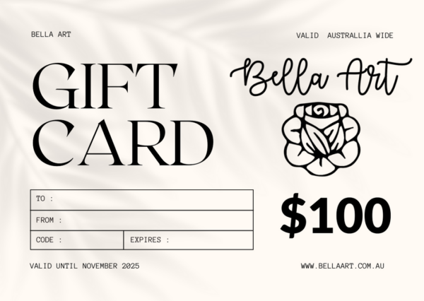 Bella Art $100 Gift Card