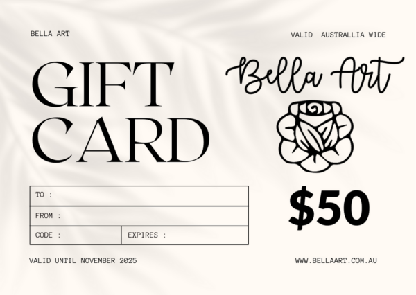 Bella Art $50 Gift Card