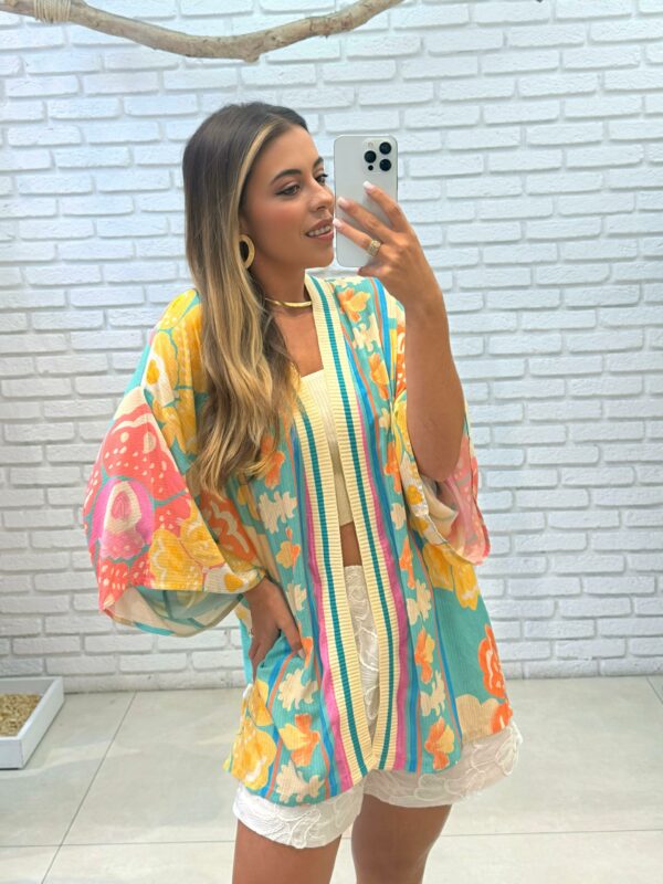 Summer Bloom Kimono Cardigan