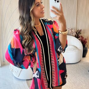 Toucan Multicolor Kimono