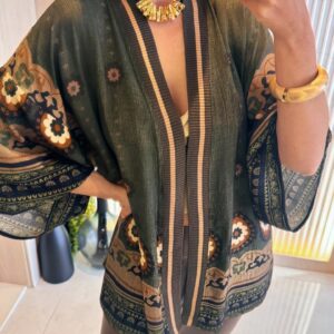 Boho Palm Kimono