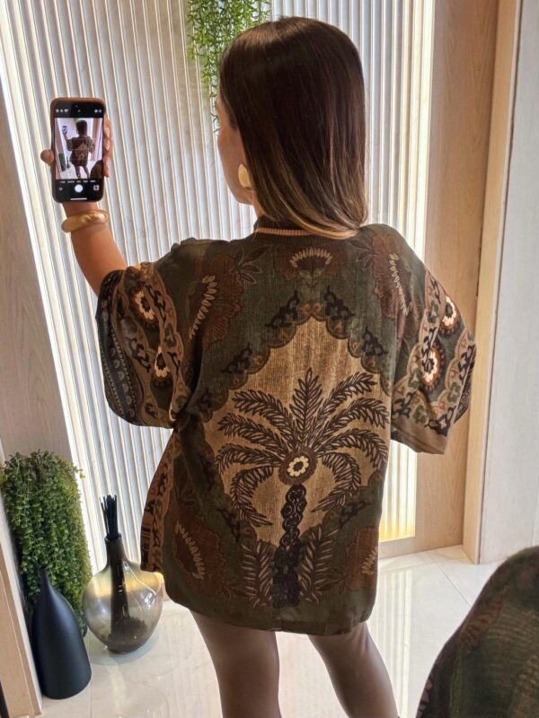 Boho Palm Kimono - Image 2